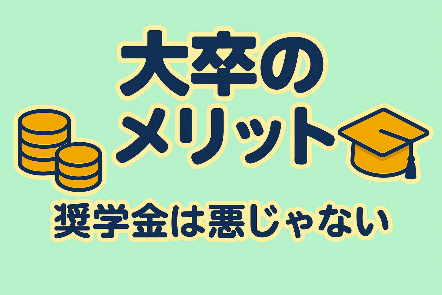 大学卒であることで明確に有利なこと